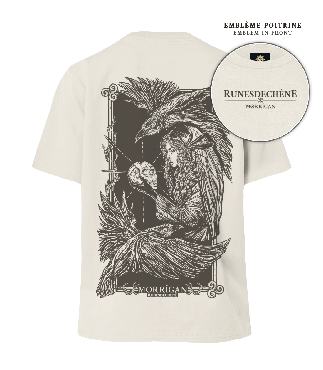 Morrigan | T-shirt oversized Recto-Verso