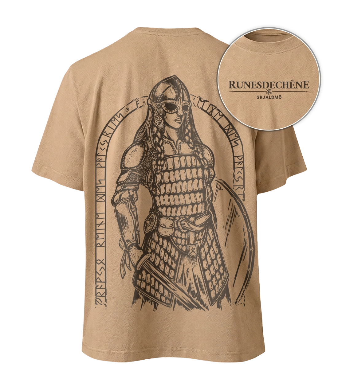 Skjaldmö | T-shirt oversized