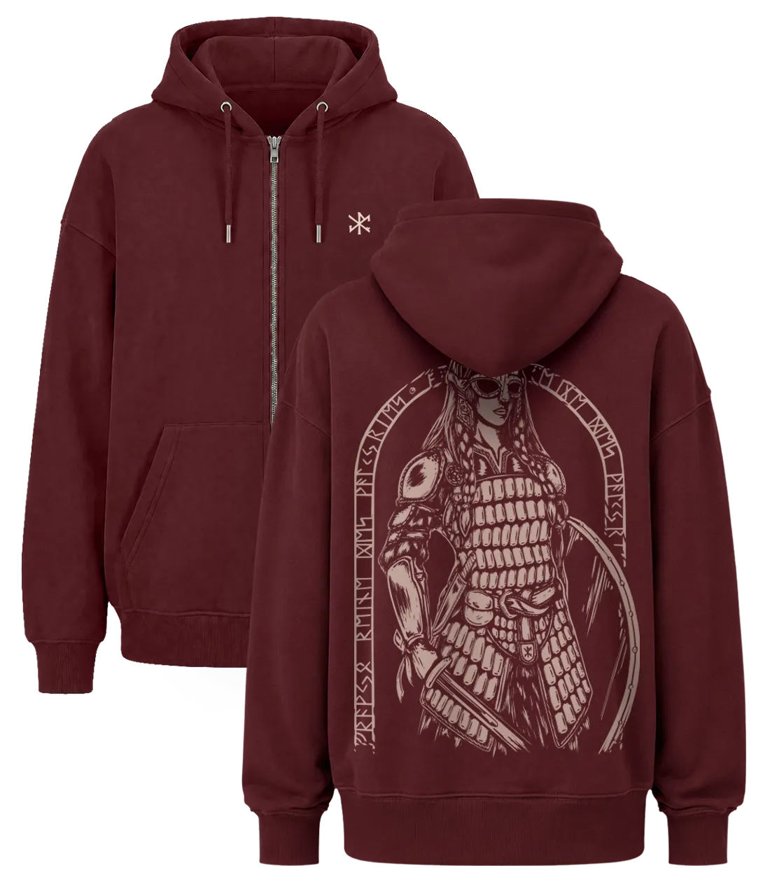 Skjaldmö | Veste zippée