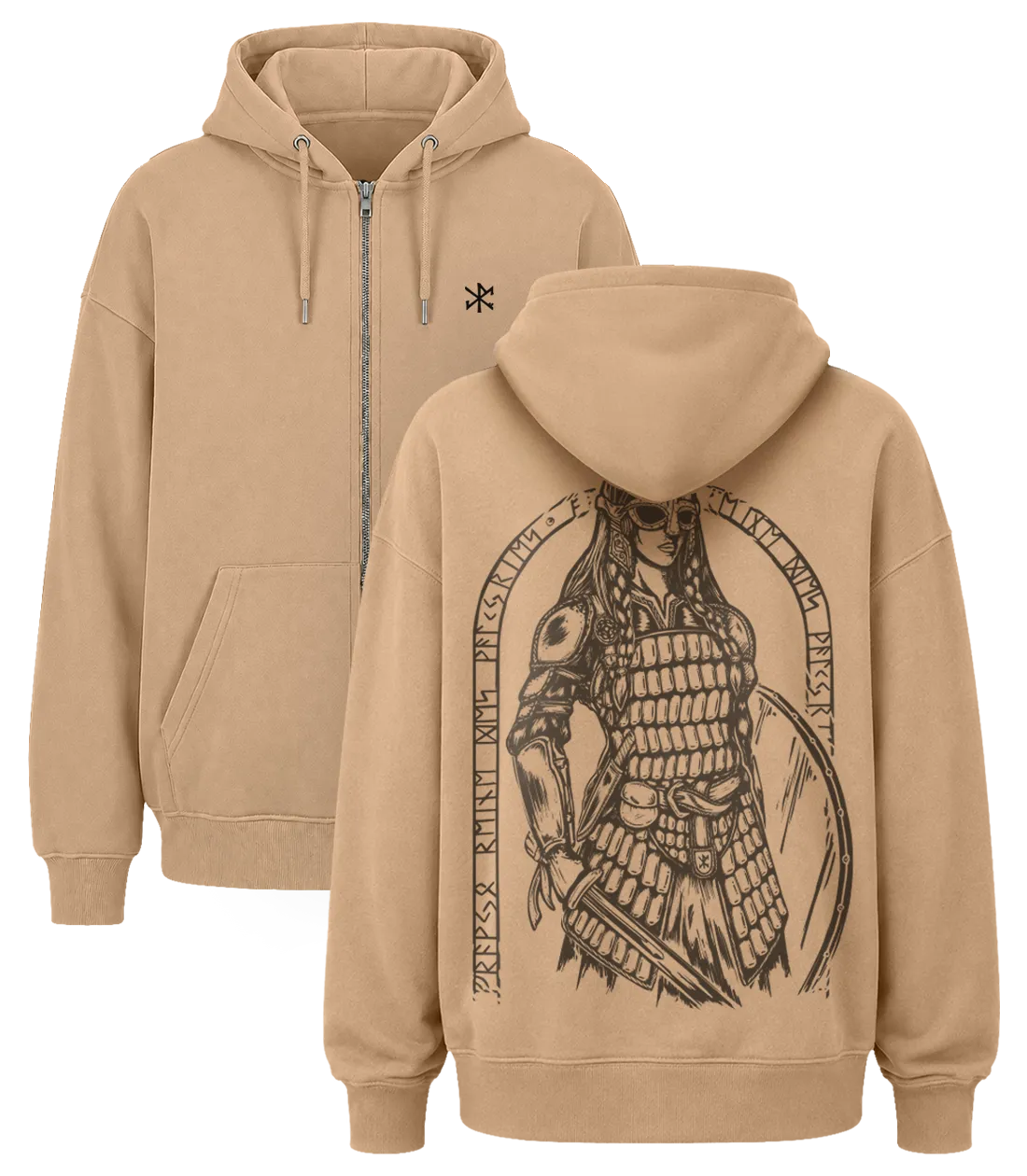 Skjaldmö | Veste zippée