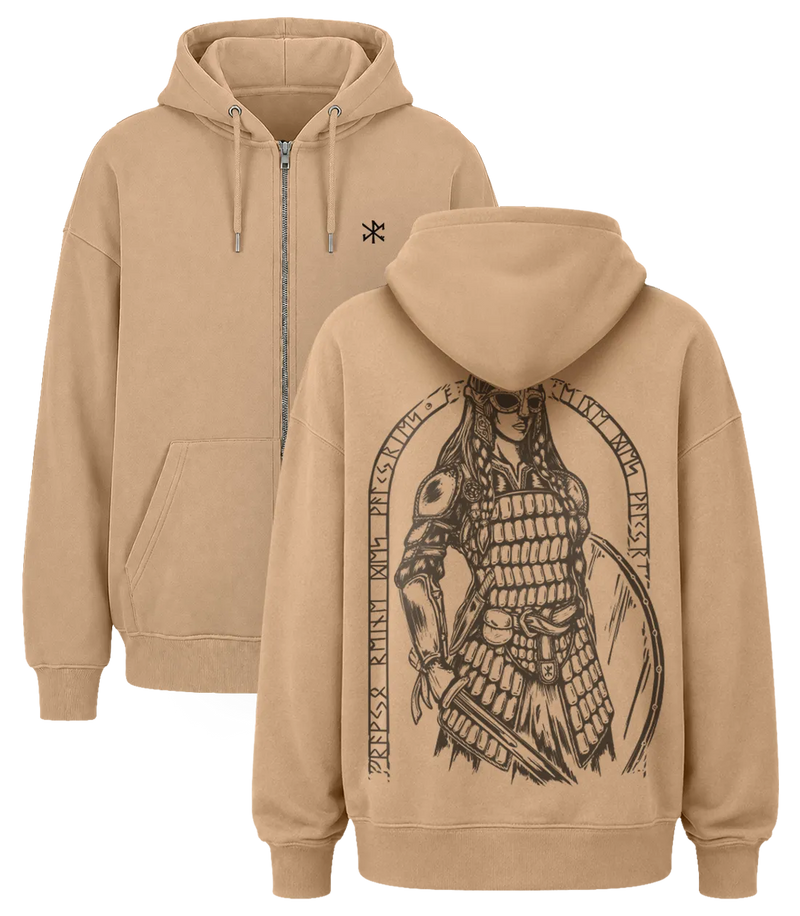 Skjaldmö | Veste zippée