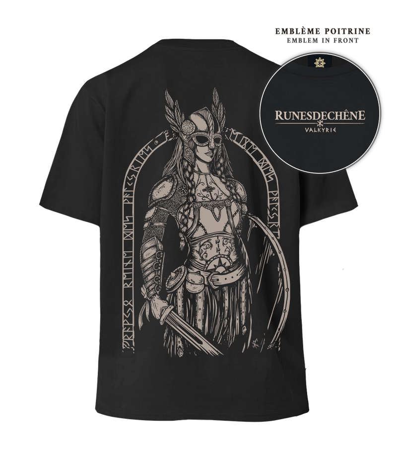 Valkyrie | T-shirt oversized Recto-Verso