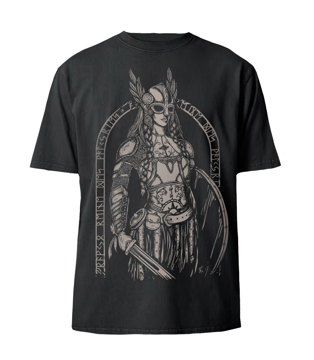 Valkyrie | Lourd T-shirt unisexe
