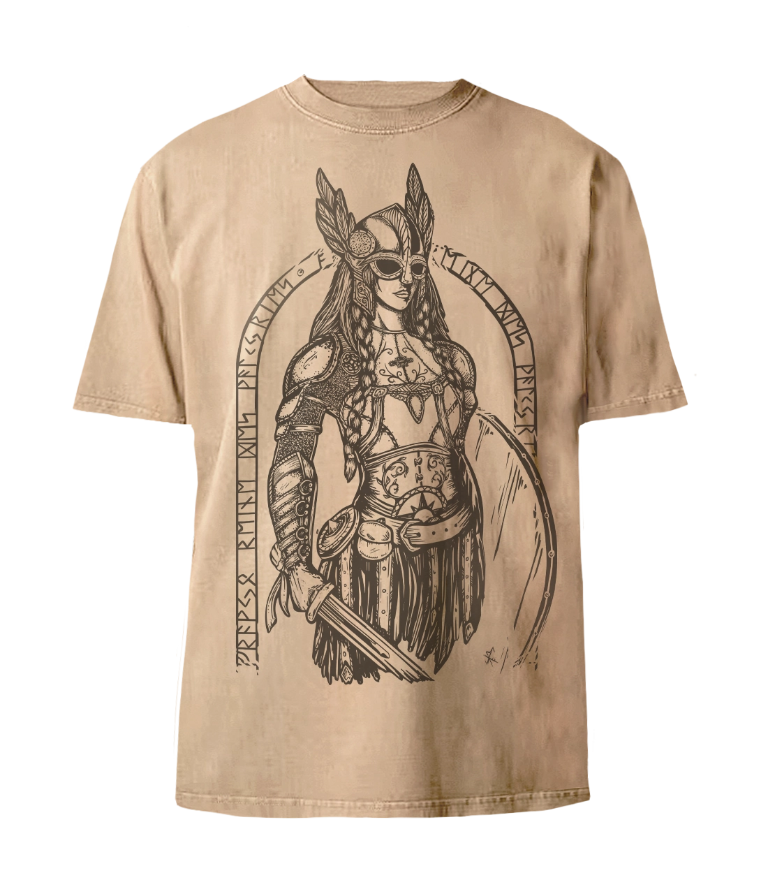Valkyrie | Lourd T-shirt unisexe