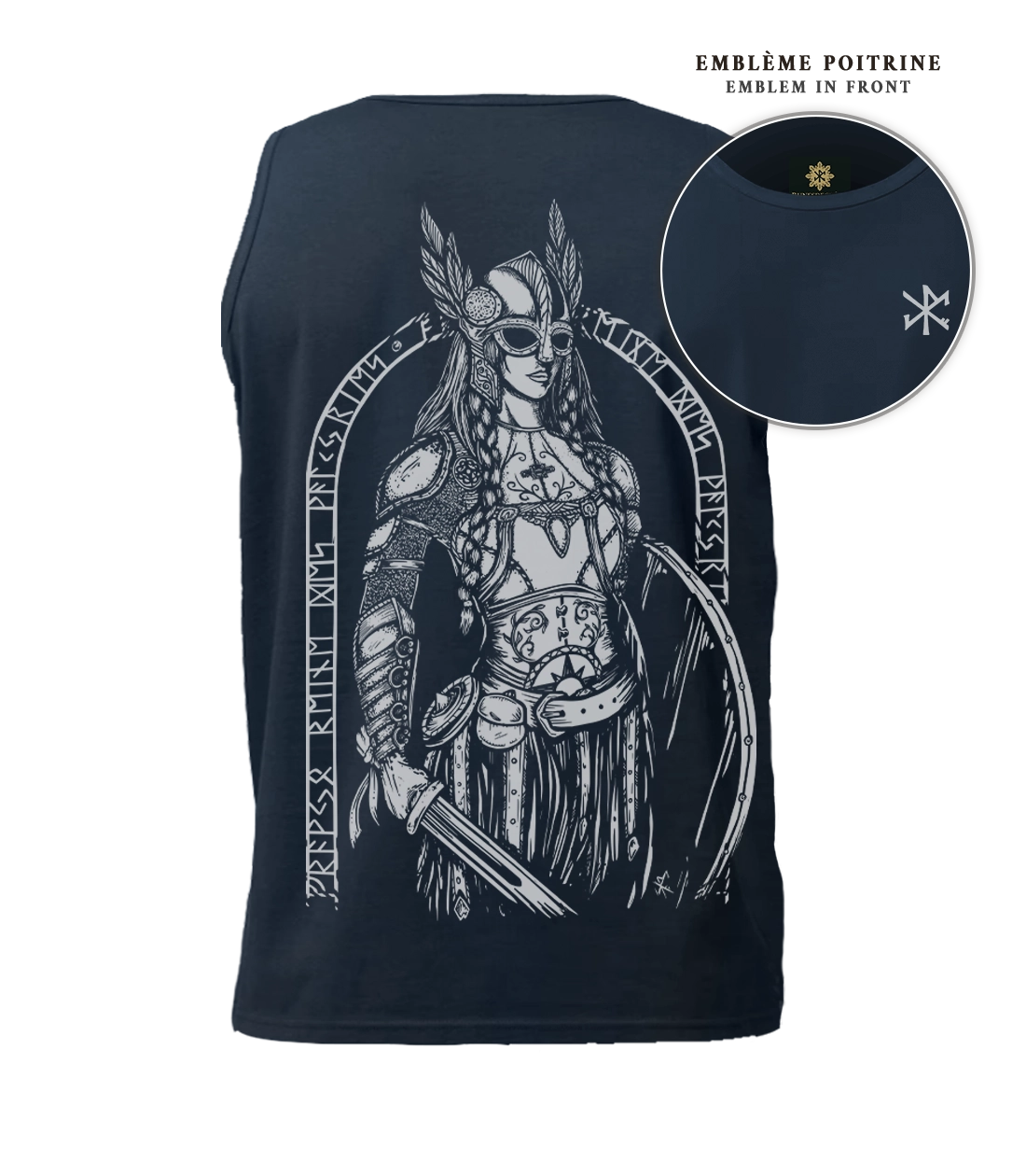 Valkyrie | Débardeur homme Recto-Verso