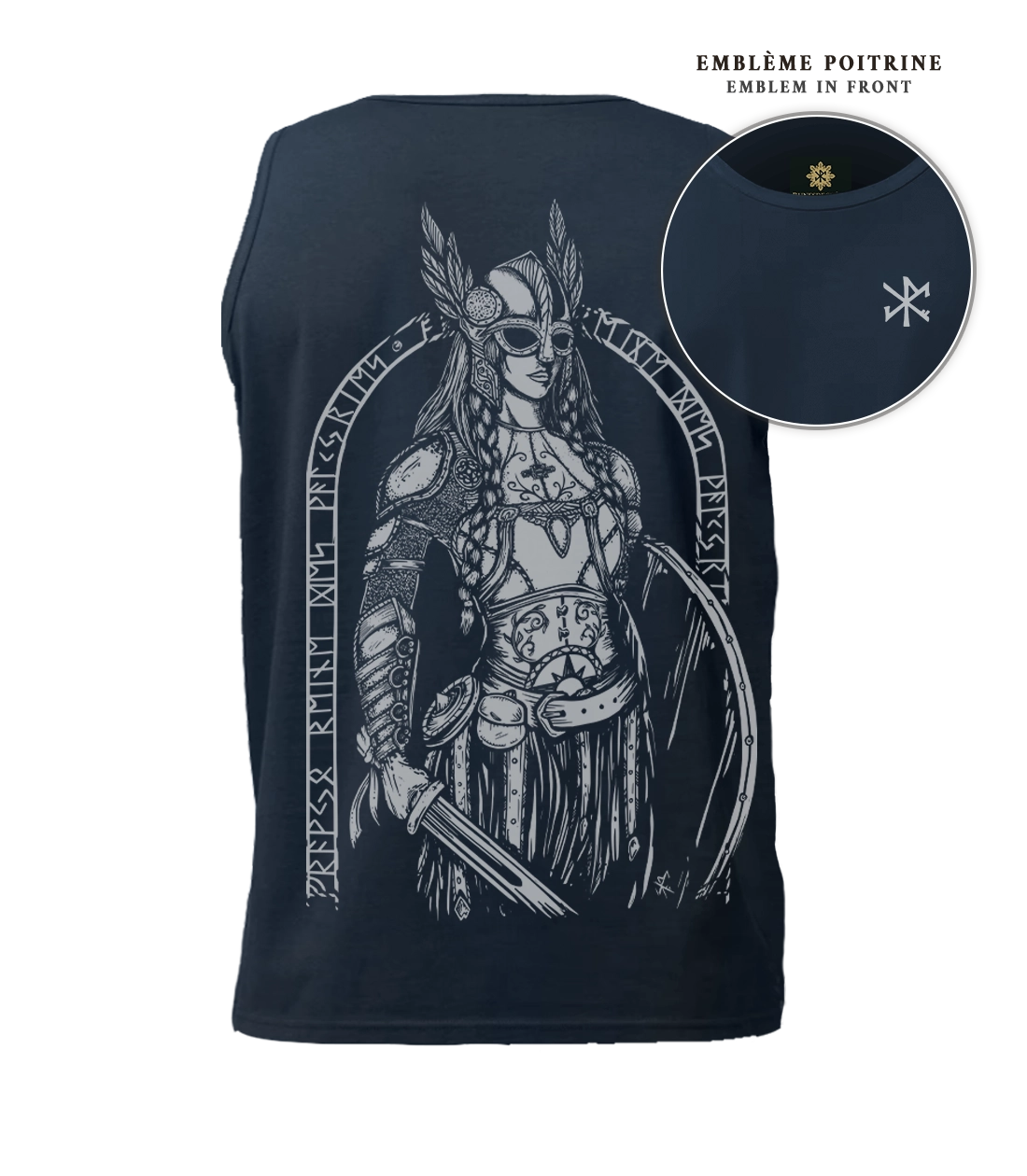 Valkyrie | Débardeur homme Recto-Verso