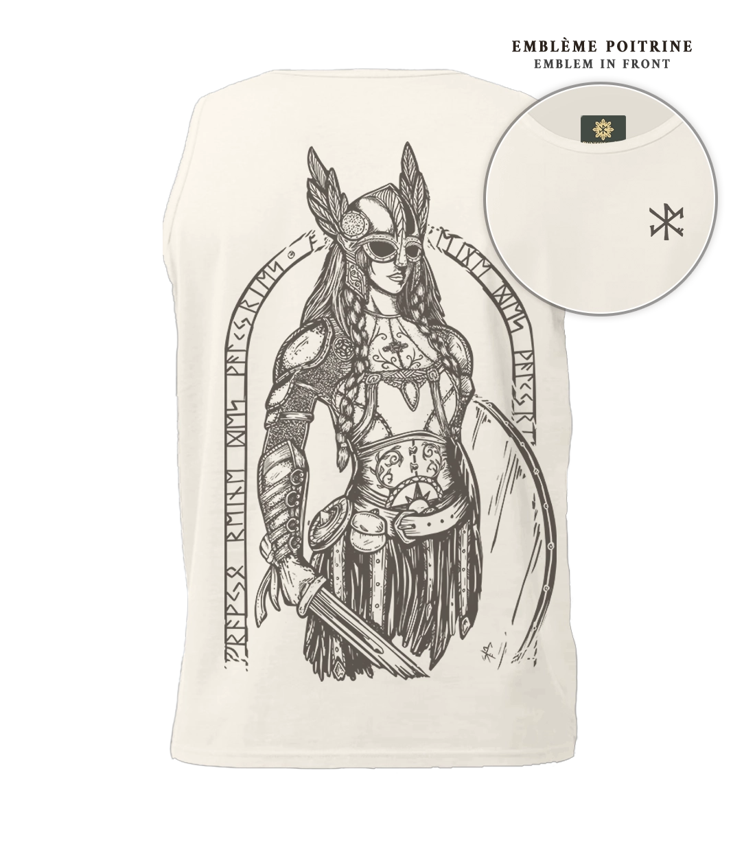 Valkyrie | Débardeur homme Recto-Verso