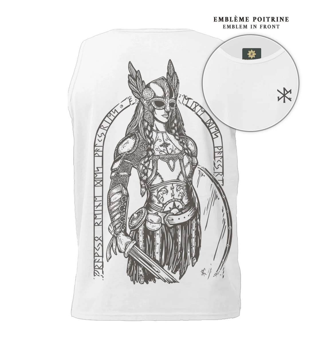 Valkyrie | Débardeur homme Recto-Verso