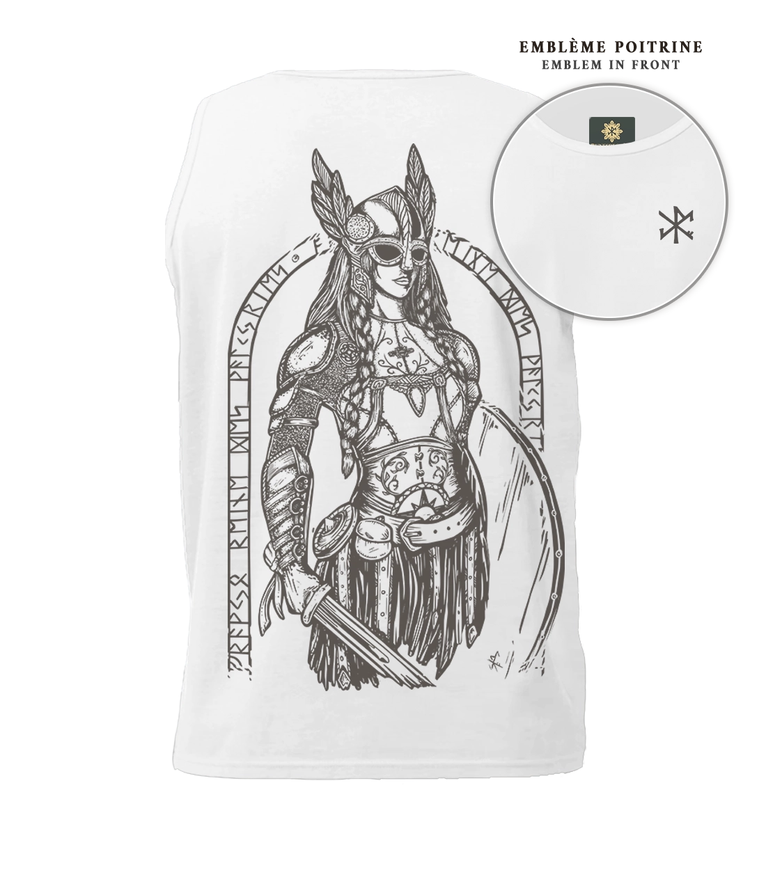 Valkyrie | Débardeur homme Recto-Verso