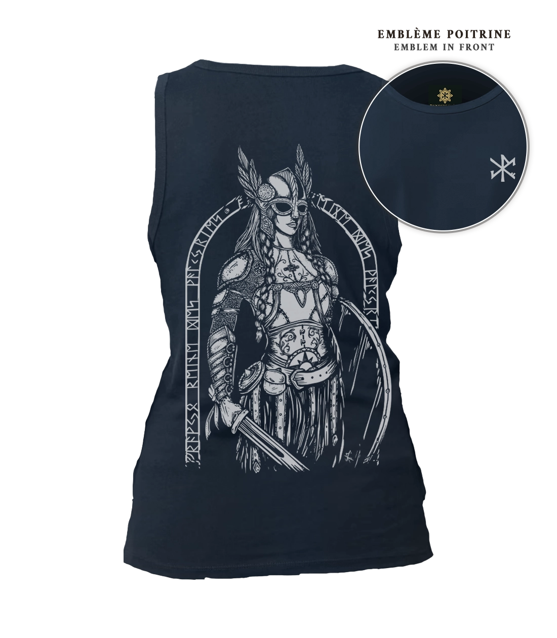 Valkyrie | Débardeur femme Recto-Verso