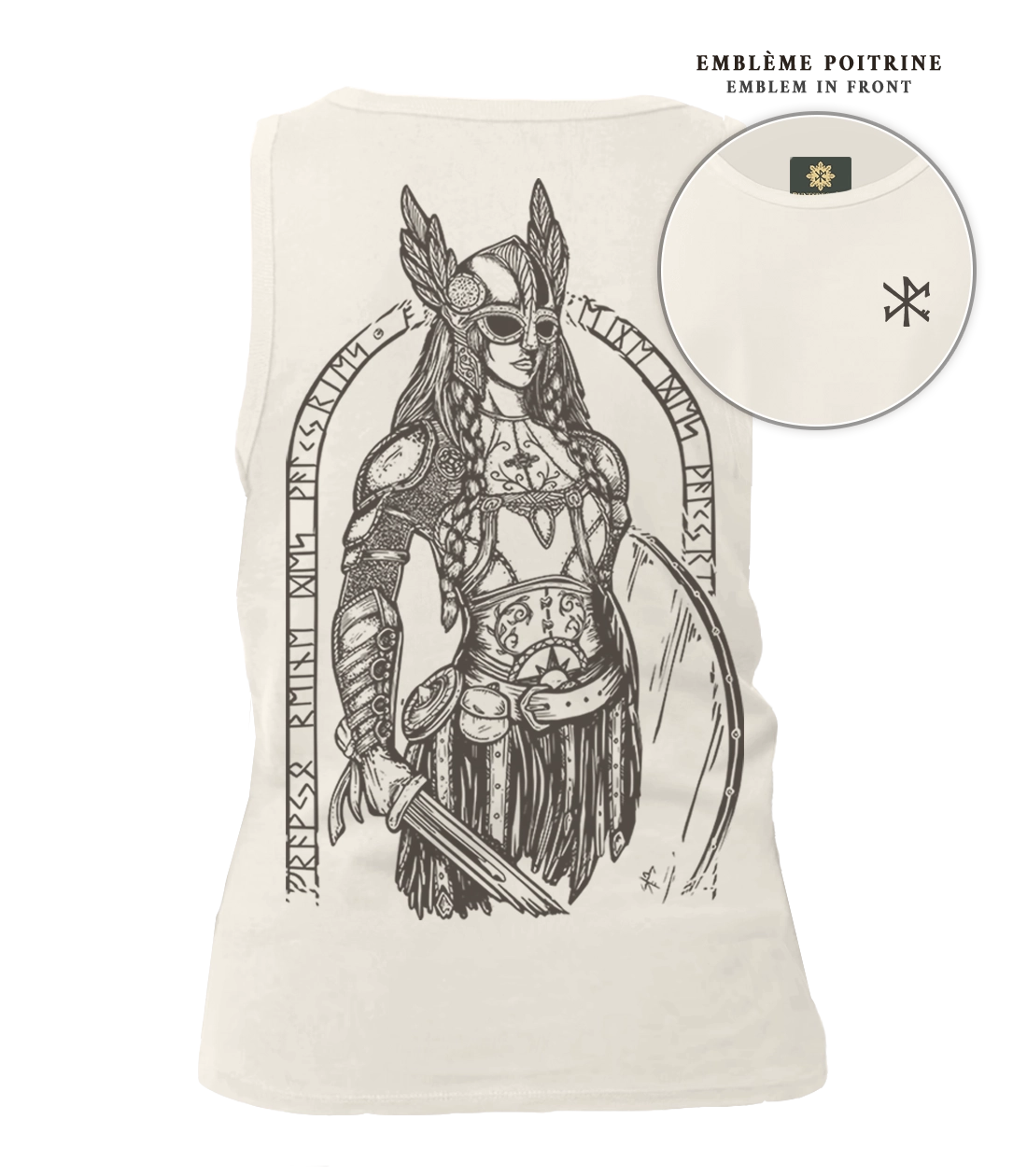 Valkyrie | Débardeur femme Recto-Verso