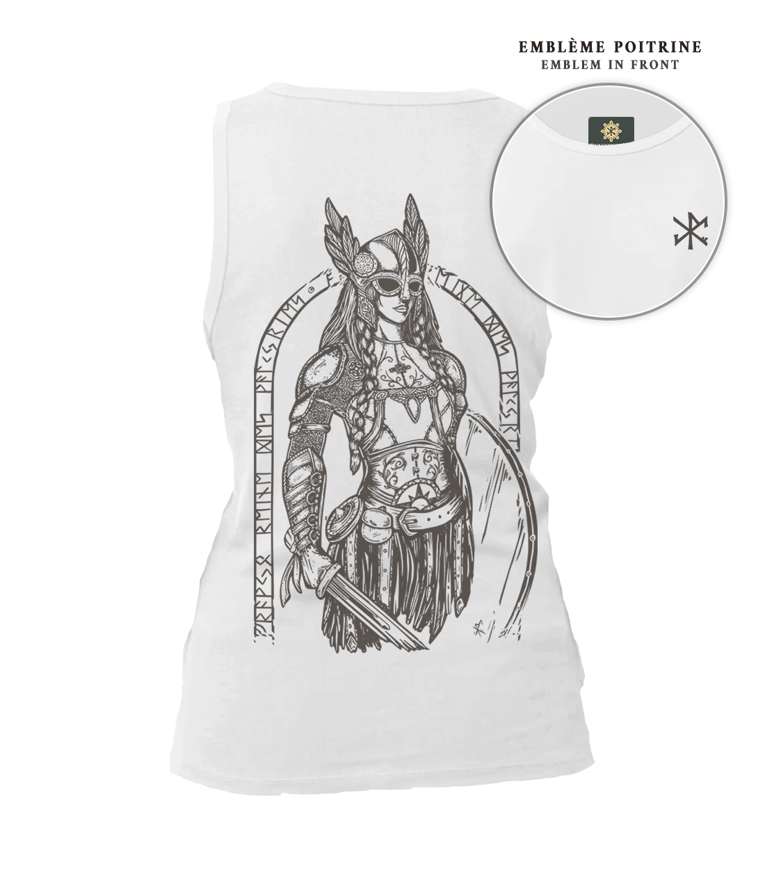 Valkyrie | Débardeur femme Recto-Verso