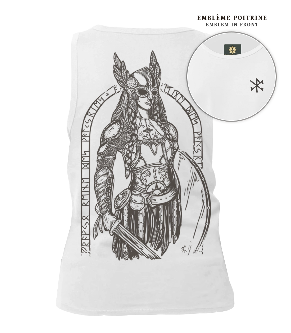 Valkyrie | Débardeur femme Recto-Verso