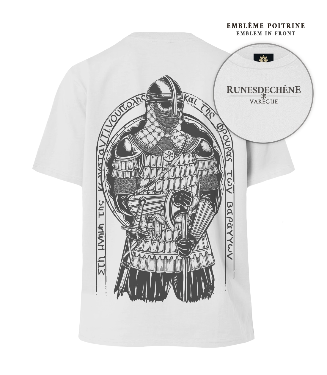 Varegue | Lourd T-shirt unisexe Recto/Verso