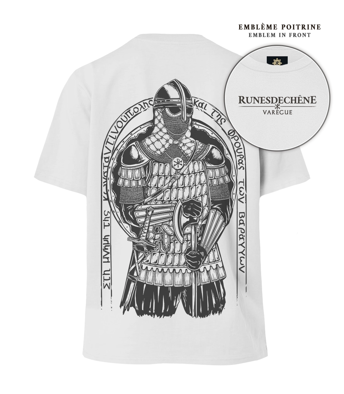 Varegue | Lourd T-shirt unisexe Recto/Verso