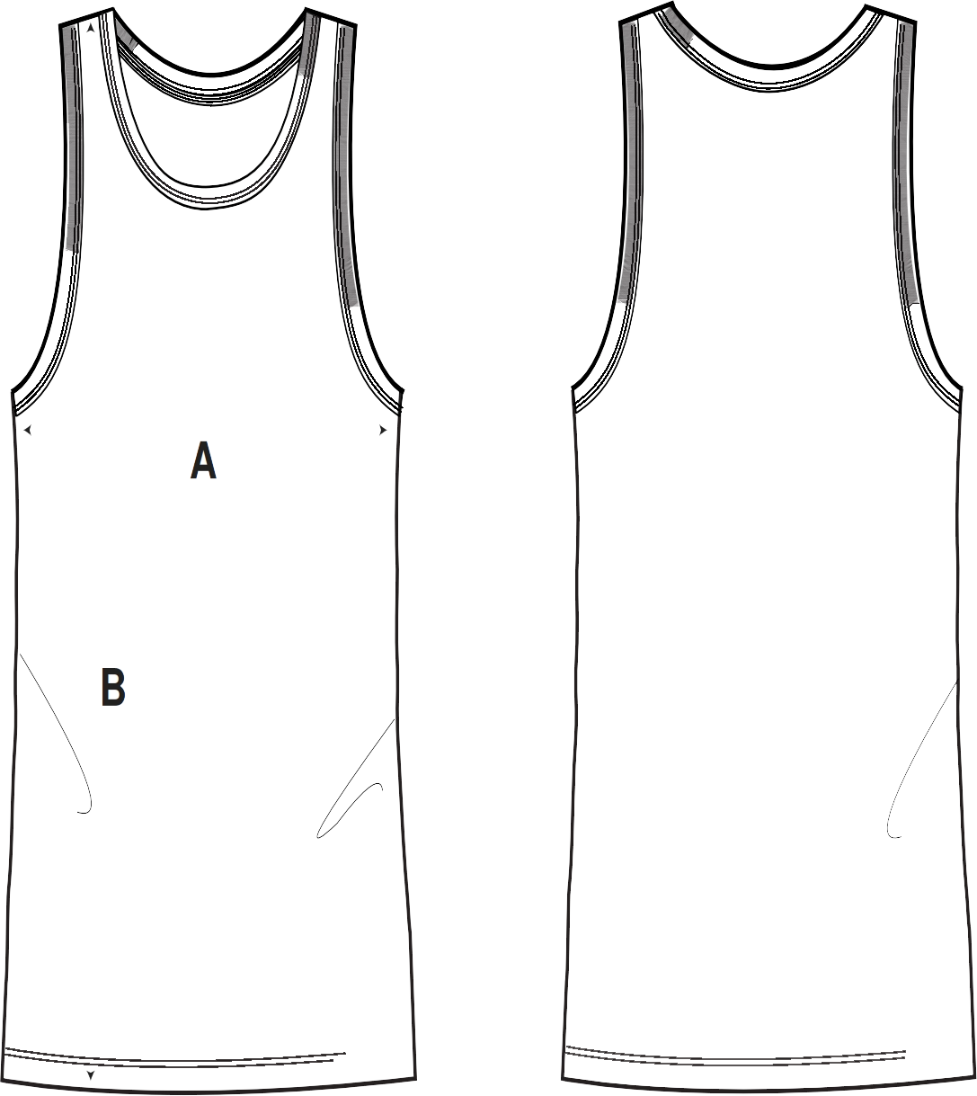 Guide des tailles Débardeurs hommes